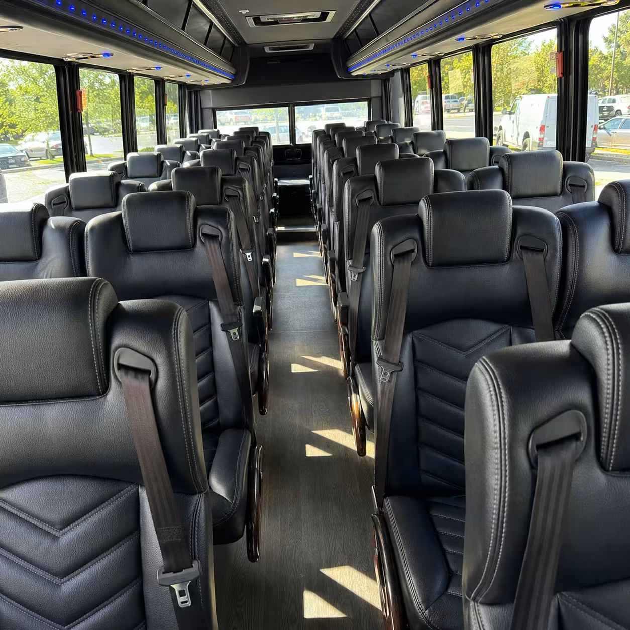 30 passenger minibus interior