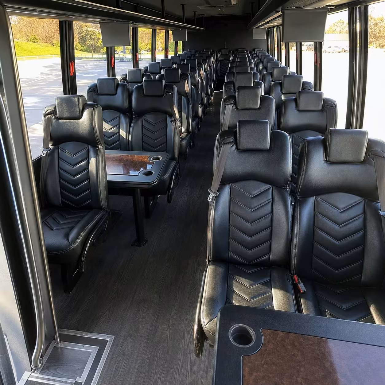 35 passenger minibus inside
