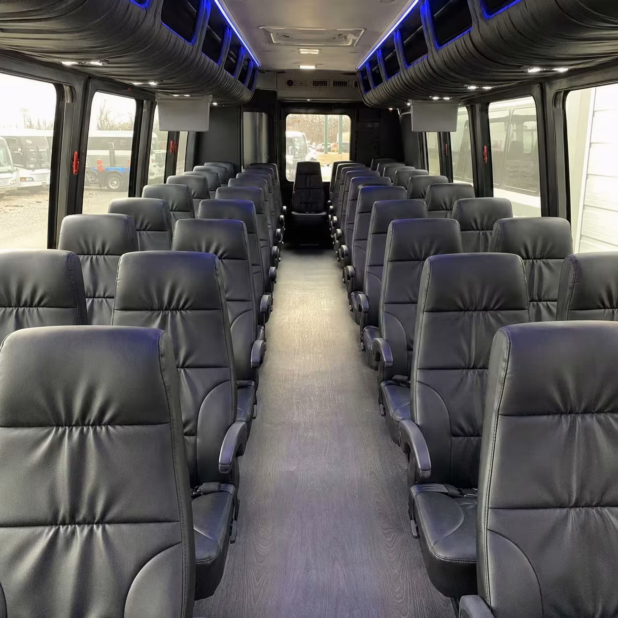 35 passenger minibus interior