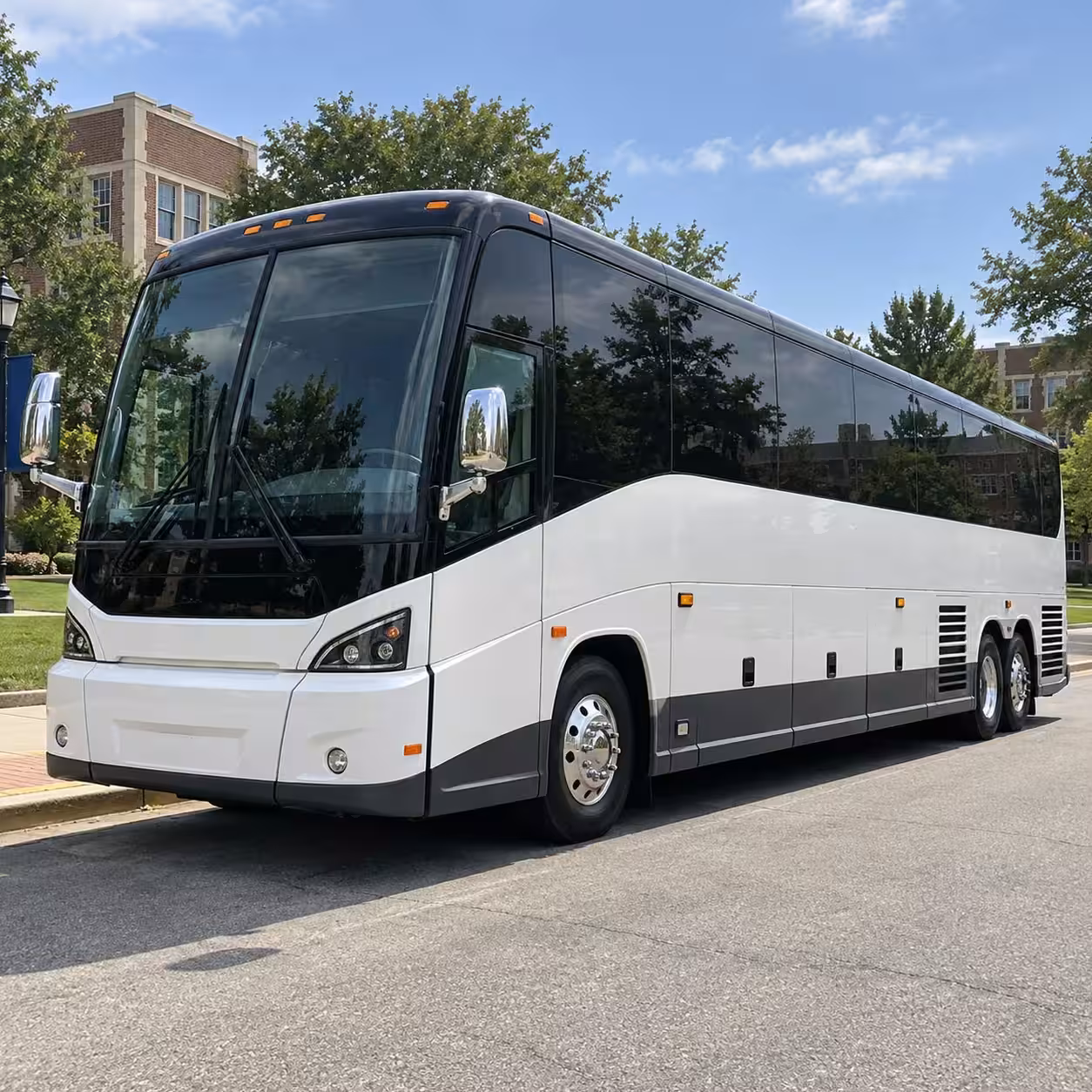 charter buses for large vista high school prom groups