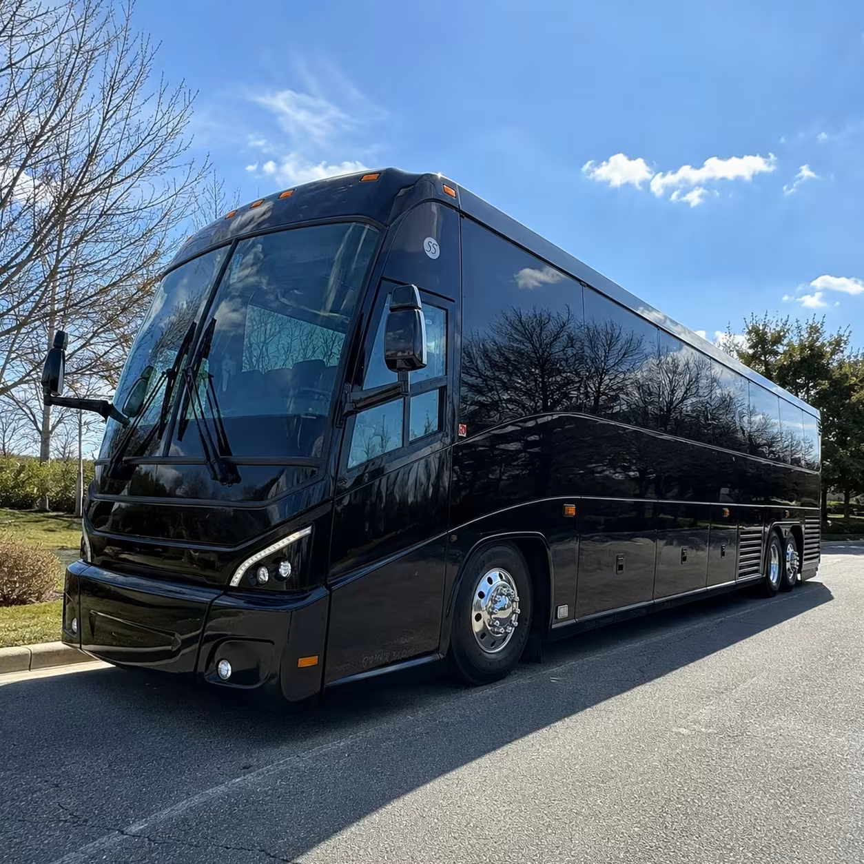 long distance military bus rentals out of vista