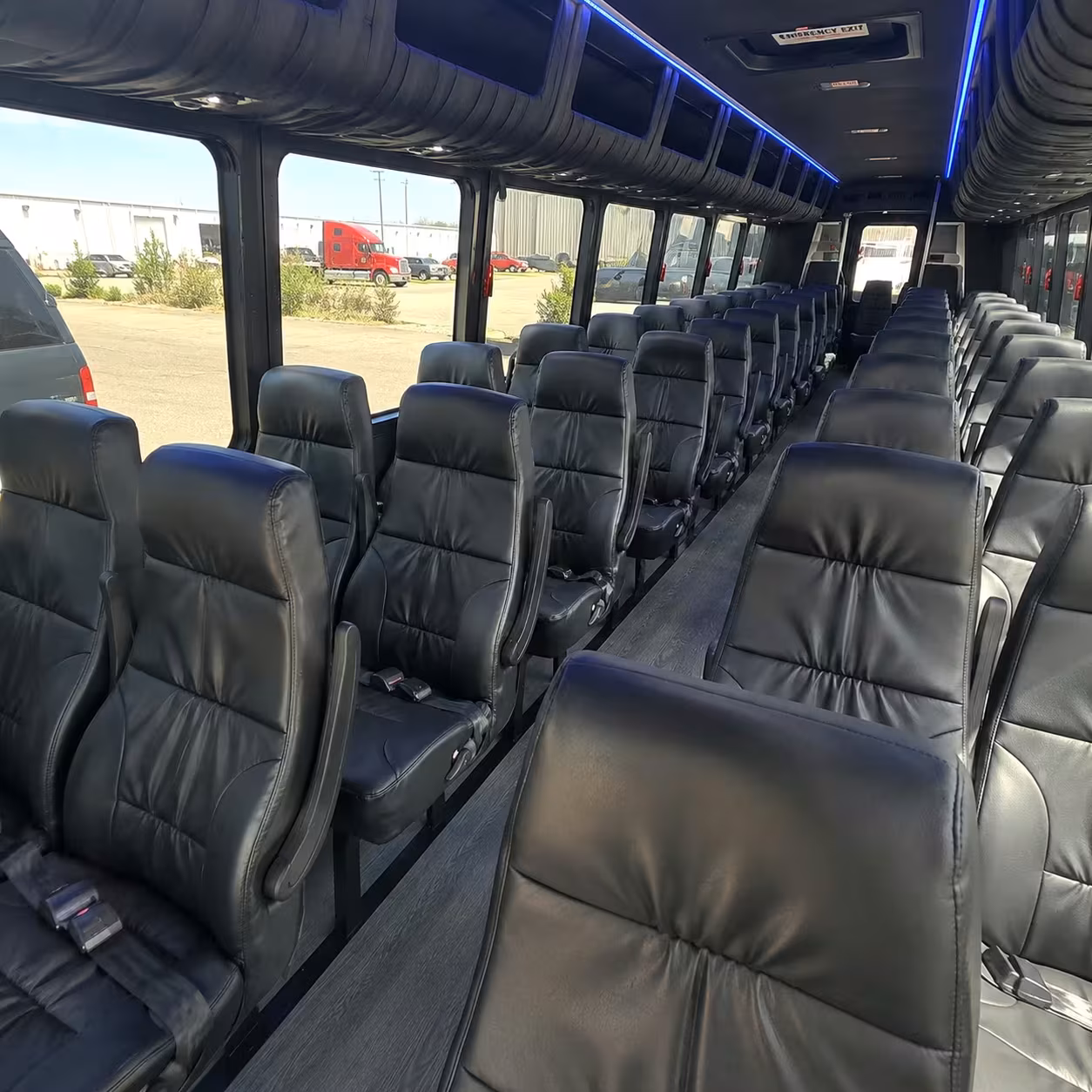 minibus rentals for smaller vista prom groups headed to dinner first