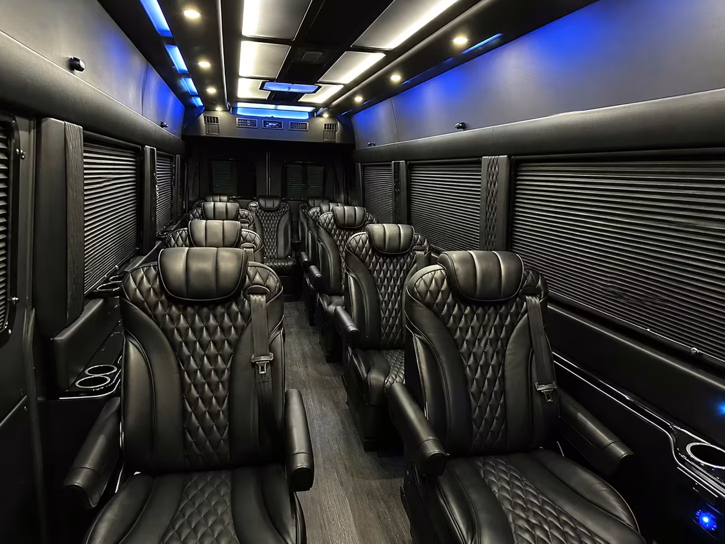 sprinter van with driver inside