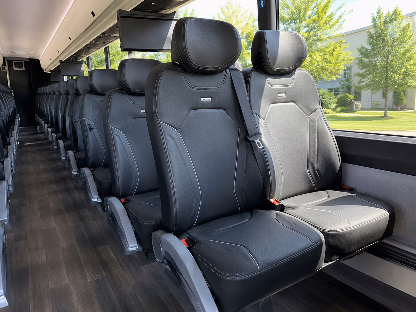 vista wedding guest shuttle buses between hotels and venues